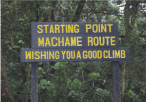 Machame ruten
