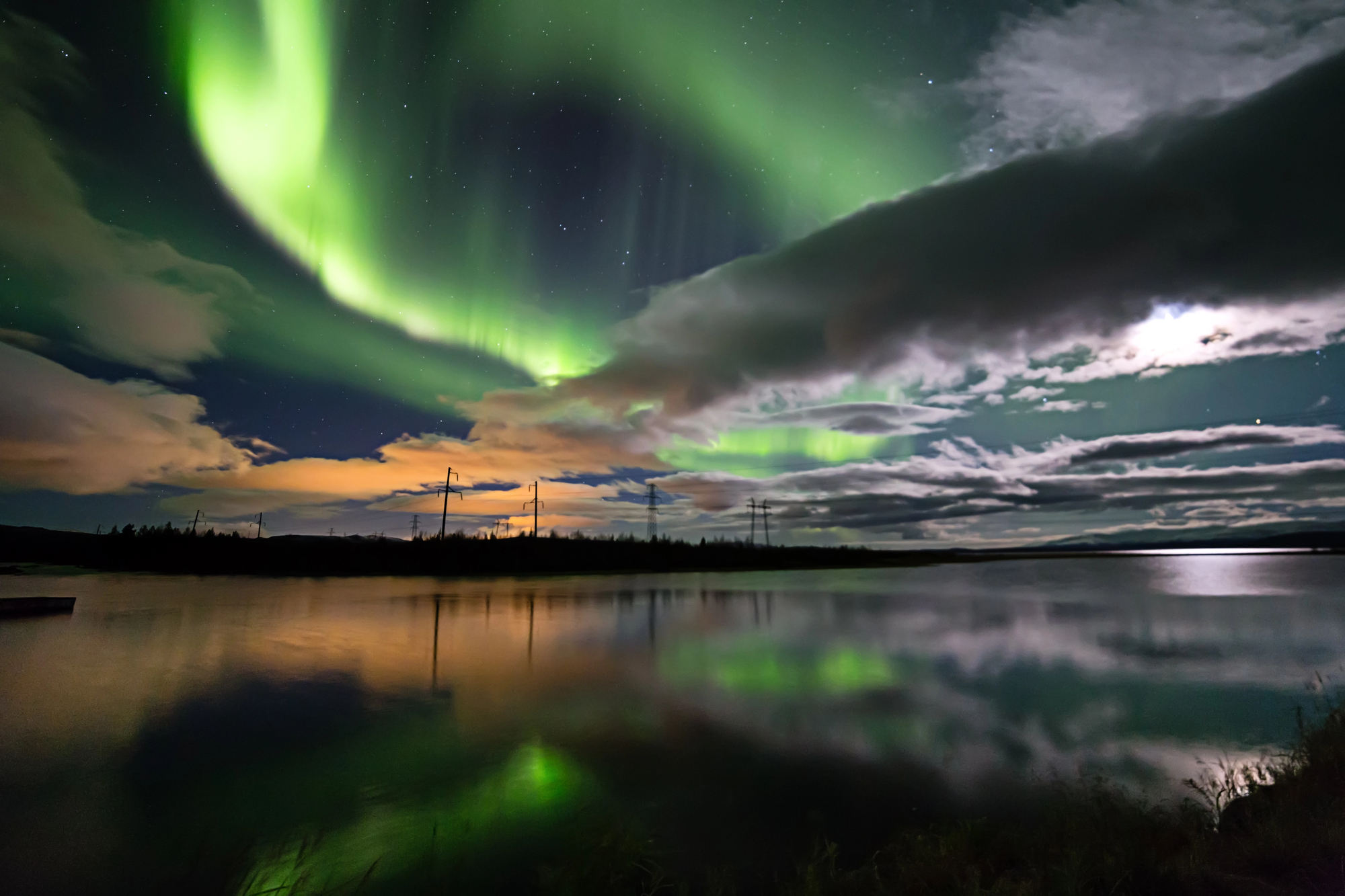 Nordlys i Finland