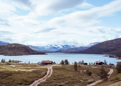 Beautiful landscape in Jotunheimen National Park in Norway