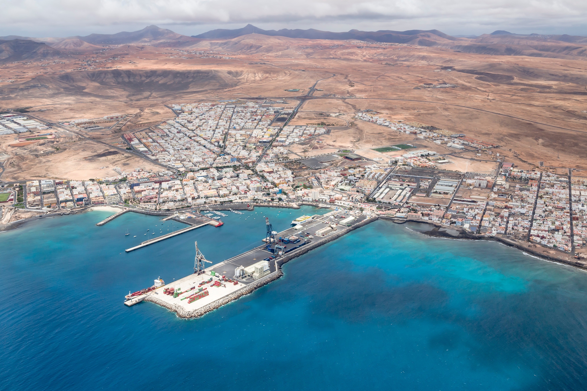 Puerto del Rosario harbour and port, Fuerteventura